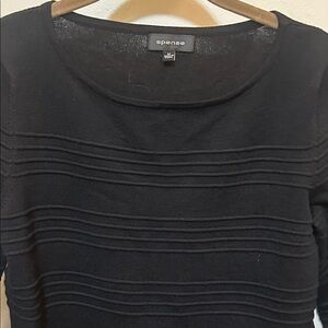 Spense Black Sweater, the pictures do not do this beautiful sweaters justice